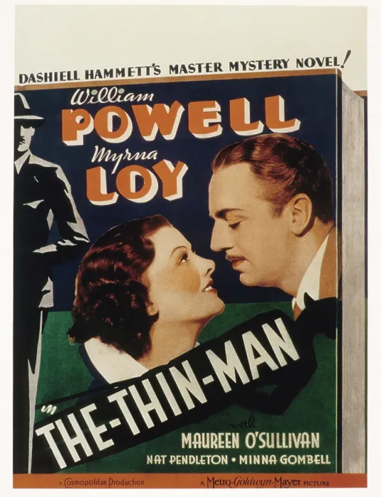 Framed Print : THE THIN MAN, Myrna Loy, William Powell, 1934