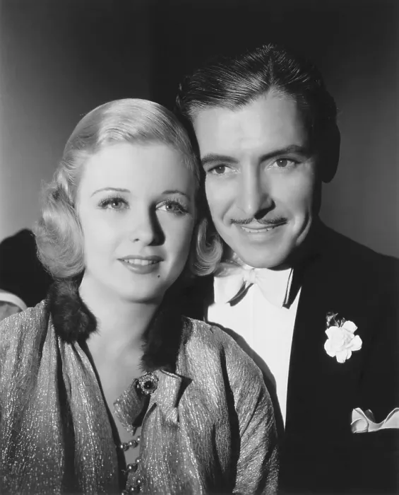 Framed Print : THE MAN WHO BROKE THE BANK AT MONTE CARLO, from left: Joan Bennett, Ronald Colman, 1935, TM & Copyright 20th Century Fox Film Corp. / courtesy Everett Collection