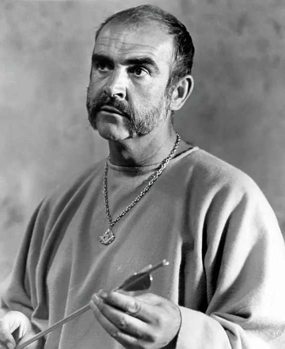 Framed Print : THE MAN WHO WOULD BE KING, Sean Connery, 1975