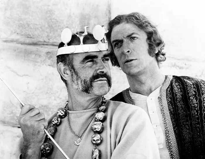Framed Print : THE MAN WHO WOULD BE KING, Sean Connery, Michael Caine, 1975