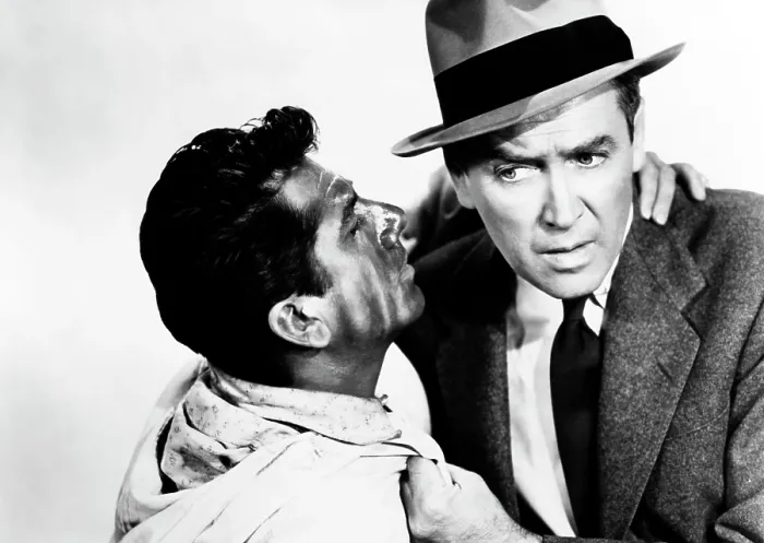 Framed Print : THE MAN WHO KNEW TOO MUCH, Daniel Gelin, James Stewart, 1956