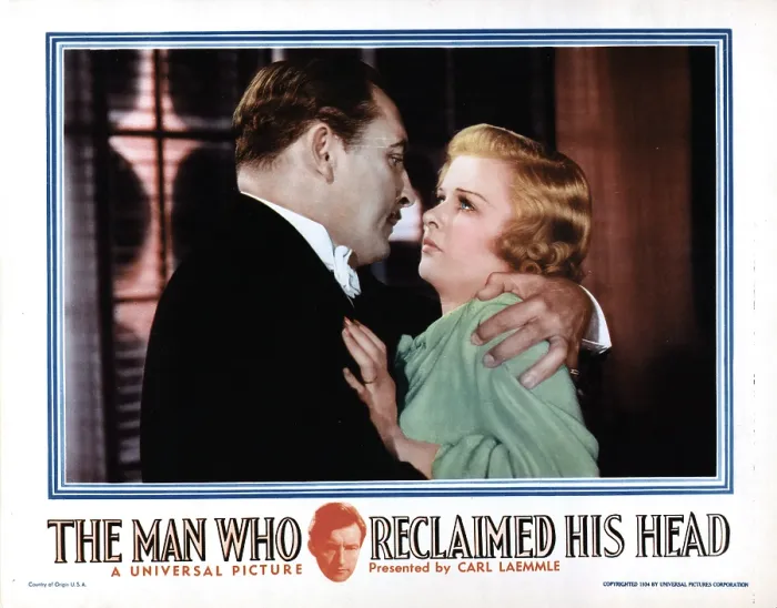 Framed Print : THE MAN WHO RECLAIMED HIS HEAD, from left, Lionel Atwill, Joan Bennett, 1934 Framed Print : THE MAN WHO RECLAIMED HIS HEAD, from left, Lionel Atwill, Joan Bennett, 1934