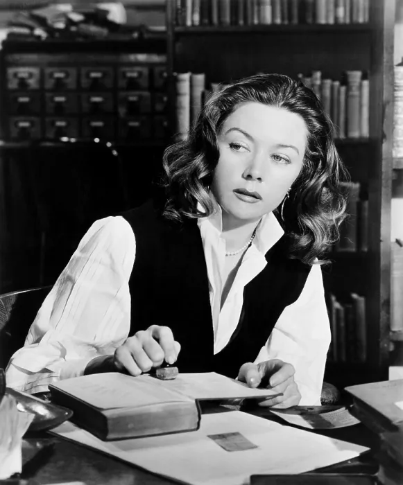 Framed Print : THE MAN WHO NEVER WAS, Gloria Grahame, 1956, TM and copyright 20th Century Fox Film Corp. All rights reserved / Courtesy: Everett Collection