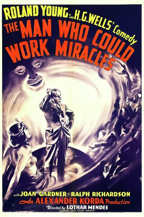 Framed Print : THE MAN WHO COULD WORK MIRACLES, US poster art, from left: Joan Gardner, Roland Young, 1936 Framed Print : THE MAN WHO COULD WORK MIRACLES, US poster art, from left: Joan Gardner, Roland Young, 1936