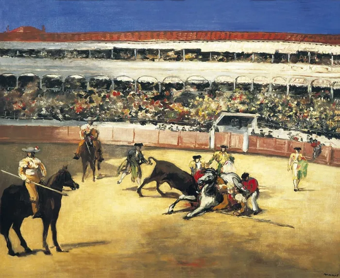 Framed Print : MANET, douard (1832-1883). Bull Fight. 1865-1866. Impressionism. Oil on canvas. FRANCE. Paris. Muse d'Orsay (Orsay Museum). AISA / Everett Collection**US SALES ONLY**