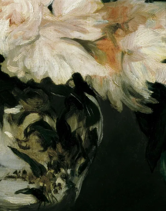 Framed Print : MANET, douard (1832-1883). Peonies in a Vase. 1864. Detail. Impressionism. Oil on canvas. FRANCE. Paris. Muse d'Orsay (Orsay Museum). AISA / Everett Collection**US SALES ONLY**
