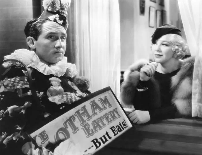 Framed Print : MAN'S CASTLE, from left: Spencer Tracy, Glenda Farrell, 1933