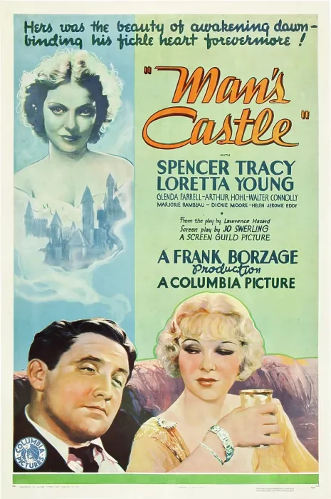 Framed Print : MAN'S CASTLE, Spencer Tracy, Loretta Young, Glenda Farrell, 1933