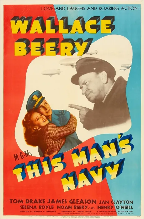 Framed Print : THIS MAN'S NAVY, US poster, from left: Jan Clayton, Tom Drake, Wallace Beery, 1945 Framed Print : THIS MAN'S NAVY, US poster, from left: Jan Clayton, Tom Drake, Wallace Beery, 1945