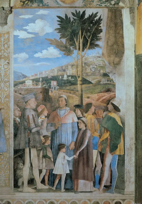 Framed Print : Mantegna Andrea, Decoration of the Camera degli Sposi (Camera Picta), 1465 - 1474, 15th Century, fresco and dry tempera, Italy, Lombardy, Mantua