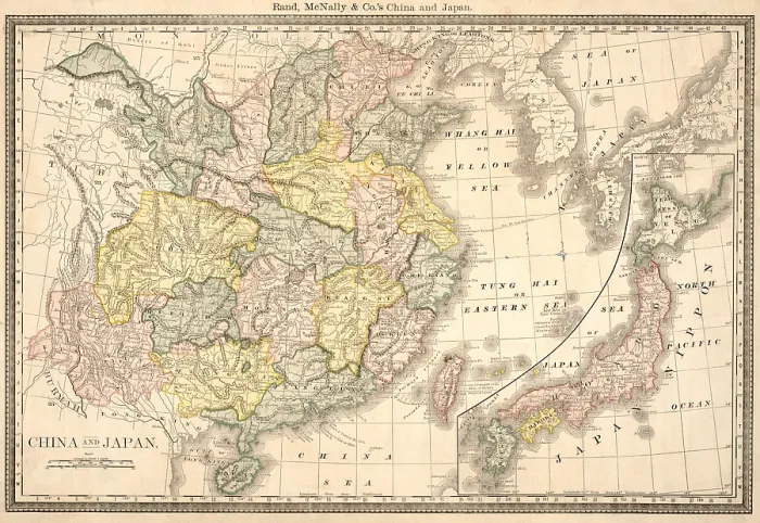 Framed Print : Map of eastern China and Japan, 1881, separated by the East China Sea, where the sovereignty Senkaku Islands, called the Diaoya Islands by Japan, are disputed by China, Taiwan Framed Print : Map of eastern China and Japan, 1881, separated by the East China Sea, where the sovereignty Senkaku Islands, called the Diaoya Islands by Japan, are disputed by China, Taiwan