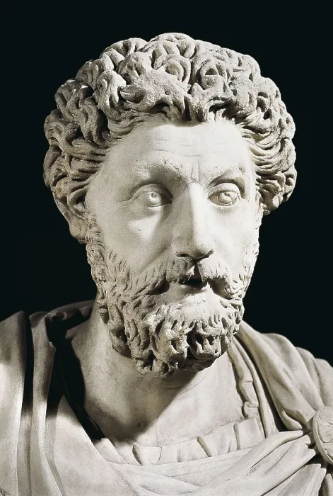 Framed Print : MARCUS AURELIUS, Caesar Marcus Aurelius Antoninus Augustus (121-180). Roman art. Early Empire. Sculpture on marble. ITALY. Naples. National Museum of Archaeology Framed Print : MARCUS AURELIUS, Caesar Marcus Aurelius Antoninus Augustus (121-180). Roman art. Early Empire. Sculpture on marble. ITALY. Naples. National Museum of Archaeology