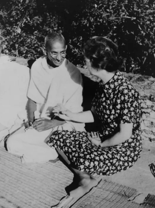 Framed Print : Margaret Sanger met with Mahatma Gandhi on Dec. 3, 1935. She hoped to convince him to support birth control in India