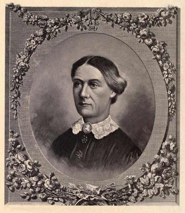 Framed Print : Margaret Smith Taylor, wife of Zachary Taylor, 12th President of the US