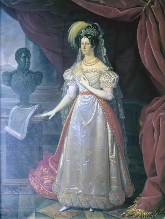 Framed Print : Maria Cristina of Savoy, wife of Ferdinand II of Bourbon (Maria Cristina di Savoia moglie di Ferdinando II di Borbone), by Carlo de Falco, 1834, 19th Century, oil on canvas Framed Print : Maria Cristina of Savoy, wife of Ferdinand II of Bourbon (Maria Cristina di Savoia moglie di Ferdinando II di Borbone), by Carlo de Falco, 1834, 19th Century, oil on canvas