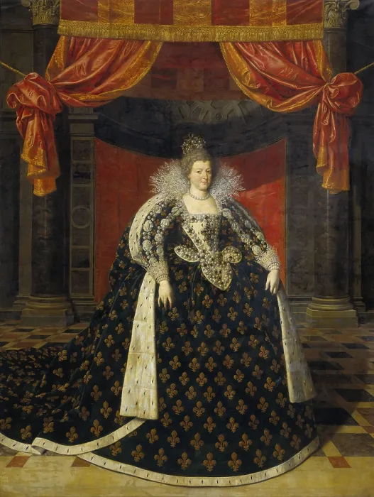 Framed Print : Marie de Medicis, Consort of Henry IV, King of France, by Frans Pourbus the Younger, c. 1600-20, Flemish painting, oil on canvas Framed Print : Marie de Medicis, Consort of Henry IV, King of France, by Frans Pourbus the Younger, c. 1600-20, Flemish painting, oil on canvas