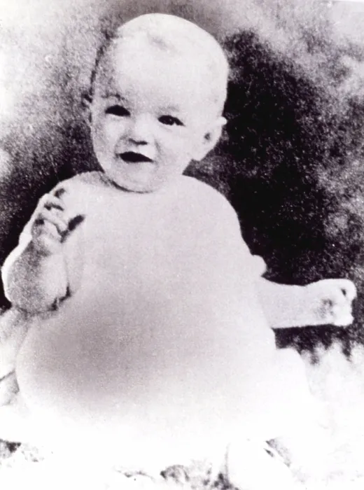 Framed Print : Marilyn Monroe as an infant, ca. 1926