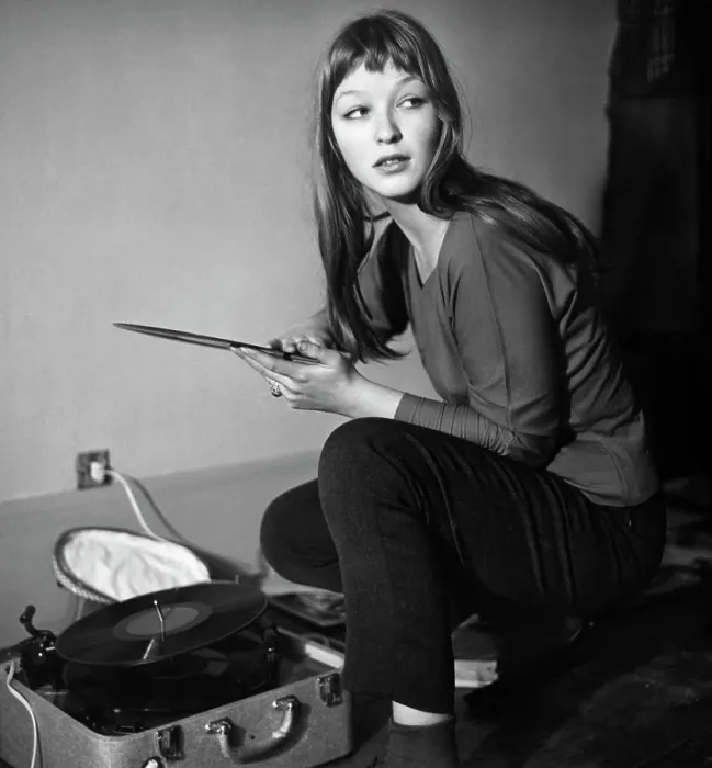Framed Print : Marina Vlady, 1956