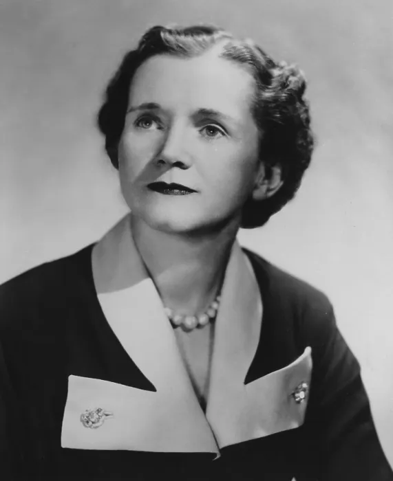 Framed Print : Marine biologist Rachel Carson, after she published her first book The Sea Around Us in 1951
