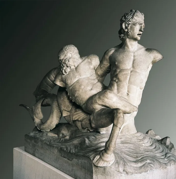 Framed Print : Marine Centaur and Silenus. 1st-2nd c. Roman copy after Hellenistic original. Roman art. Early Empire. Sculpture on marble. FRANCE. Paris. Louvre Museum. Proc: ITALY. Rome Framed Print : Marine Centaur and Silenus. 1st-2nd c. Roman copy after Hellenistic original. Roman art. Early Empire. Sculpture on marble. FRANCE. Paris. Louvre Museum. Proc: ITALY. Rome
