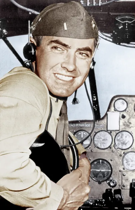 Framed Print : Marine Lieutenant Tyrone Power at the Naval Air Training Center in Corpus Christi, Texas, May, 1944