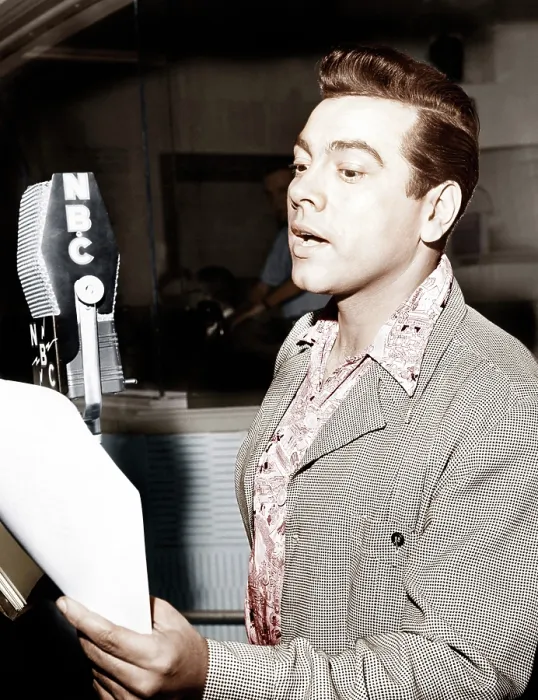 Framed Print : Mario Lanza on his radio show The Mario Lanza Show, 3-21-52 Framed Print : Mario Lanza on his radio show The Mario Lanza Show, 3-21-52