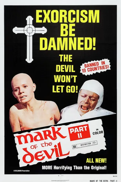 Framed Print : MARK OF THE DEVIL PART II, (aka HEXEN GESCHANDET UND ZU TODE GEQUALT), 1973