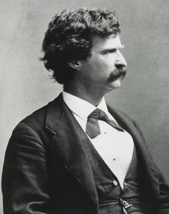 Framed Print : Mark Twain (aka Samuel Clemens), portrait taken c. 1870 when he was about 35 years old Framed Print : Mark Twain (aka Samuel Clemens), portrait taken c. 1870 when he was about 35 years old