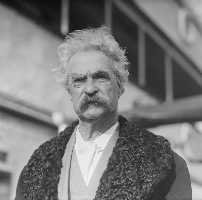 Framed Print : Mark Twain (aka Samuel Clemens), photographed on a New York City pier, ca. 1905-1910 (BSLOC_2016_11_132) Framed Print : Mark Twain (aka Samuel Clemens), photographed on a New York City pier, ca. 1905-1910 (BSLOC_2016_11_132)
