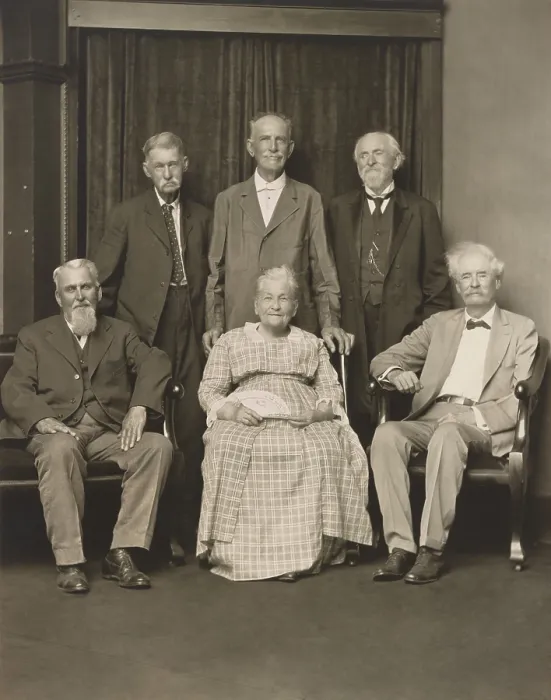 Framed Print : Mark Twains (aka Samuel Clemens), boyhood friends in 1922. Standing, L-R: Noval L. Brady, son of the first mayor of Hannibal, Mo; Dr. B.Q. Stevens; J.L. Robards Framed Print : Mark Twains (aka Samuel Clemens), boyhood friends in 1922. Standing, L-R: Noval L. Brady, son of the first mayor of Hannibal, Mo; Dr. B.Q. Stevens; J.L. Robards