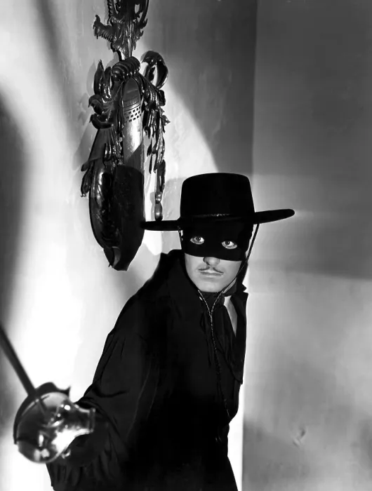 Framed Print : THE MARK OF ZORRO, Tyrone Power, 1940