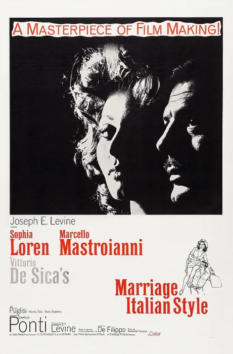 Framed Print : MARRIAGE ITALIAN STYLE, (aka MATRIMONIO ALL'ITALIANA), Italian poster, Sophia Loren, Marcello Mastroianni, 1964 Framed Print : MARRIAGE ITALIAN STYLE, (aka MATRIMONIO ALL'ITALIANA), Italian poster, Sophia Loren, Marcello Mastroianni, 1964