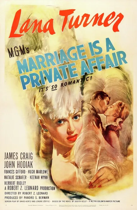 Framed Print : MARRIAGE IS A PRIVATE AFFAIR, Lana Turner, 1944 Framed Print : MARRIAGE IS A PRIVATE AFFAIR, Lana Turner, 1944