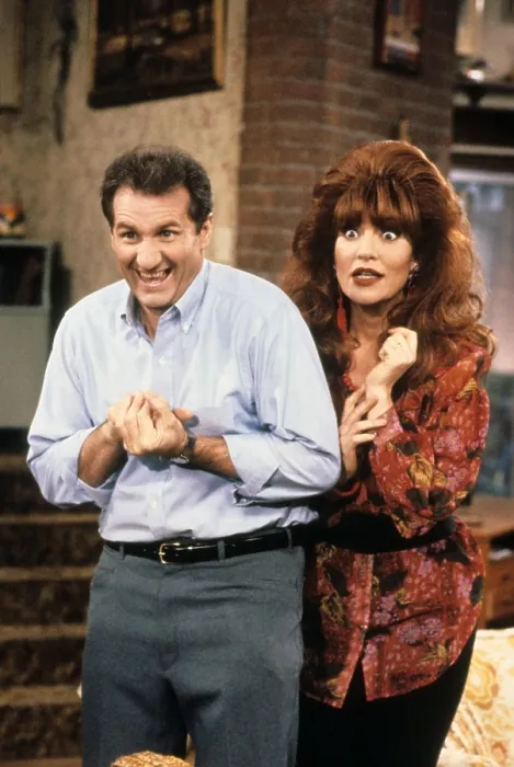 Framed Print : MARRIED...WITH CHILDREN, from left: Ed O'Neill, Katey Sagal, 1987-1997, TM Framed Print : MARRIED...WITH CHILDREN, from left: Ed O'Neill, Katey Sagal, 1987-1997, TM