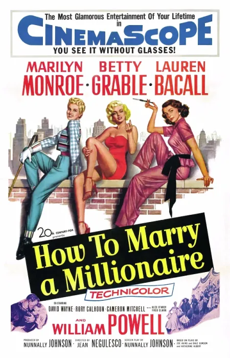 Framed Print : HOW TO MARRY A MILLIONAIRE, 1953, TM & Copyright (c) 20th Century Fox Film Corp. All rights reserved