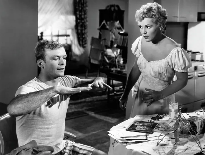 Framed Print : THE MARRYING KIND, Aldo Ray, Judy Holliday, 1952