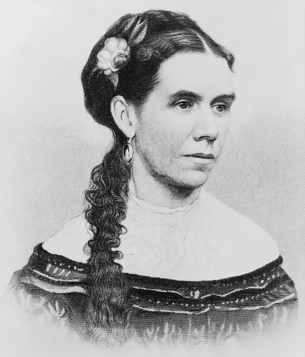 Framed Print : Martha Johnson Patterson, the oldest daughter of Andrew Johnson, the 17th President of the US