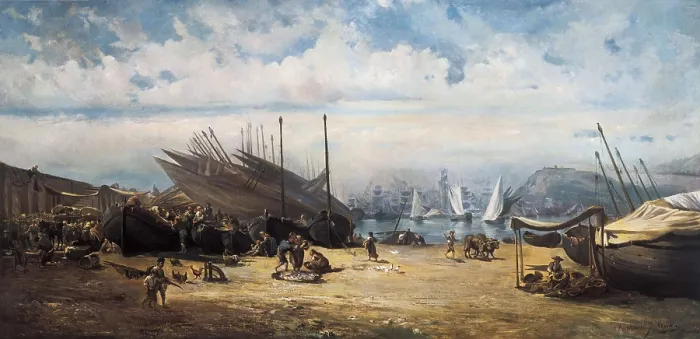 Framed Print : MARTI i ALSINA, Ramon (1826-1894). Barceloneta. ca. 1885. Oil on canvas. SPAIN. Monistrol de Montserrat. Museum of Montserrat. AISA / Everett Collection**US SALES ONLY** Framed Print : MARTI i ALSINA, Ramon (1826-1894). Barceloneta. ca. 1885. Oil on canvas. SPAIN. Monistrol de Montserrat. Museum of Montserrat. AISA / Everett Collection**US SALES ONLY**