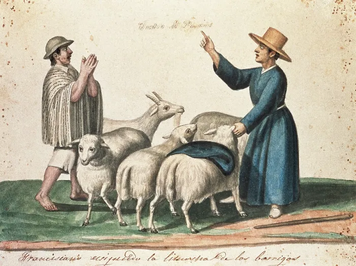 Framed Print : MARTiNEZ COMPAnoN Y BUJANDA, Baltasar Jaime (1735-1797). Trujillo del Peru en el siglo XVIII. 1782 - 1785