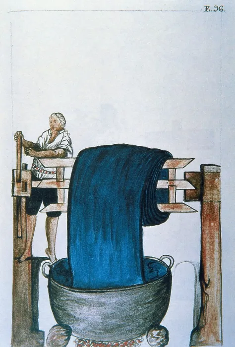 Framed Print : MARTiNEZ COMPAnoN Y BUJANDA, Baltasar Jaime (1735-1797). Trujillo del Peru en el siglo XVIII. 1782 - 1785. Vol. II. Indian people dyeing clothes. Engraving; Watercolour. SPAIN Framed Print : MARTiNEZ COMPAnoN Y BUJANDA, Baltasar Jaime (1735-1797). Trujillo del Peru en el siglo XVIII. 1782 - 1785. Vol. II. Indian people dyeing clothes. Engraving; Watercolour. SPAIN