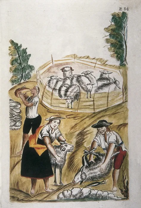 Framed Print : MARTiNEZ COMPAnoN Y BUJANDA, Baltasar Jaime (1735-1797). Trujillo del Peru en el siglo XVIII. 1782 - 1785