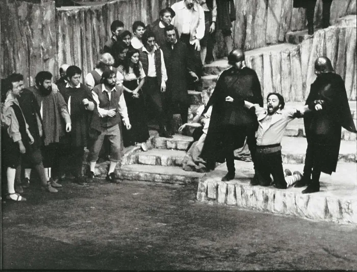 Framed Print : MARTN DESCALZO, Jos Luis (1930-1991); VEGA CARPIO, Flix Lope de (1562-1635). Scene from the theatre performance of 'Fuenteovejuna' by Lope de Vega Framed Print : MARTN DESCALZO, Jos Luis (1930-1991); VEGA CARPIO, Flix Lope de (1562-1635). Scene from the theatre performance of 'Fuenteovejuna' by Lope de Vega