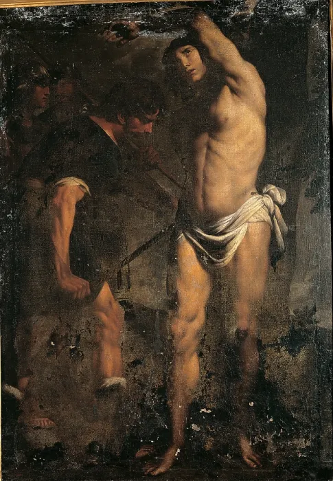 Framed Print : The Martyrdom of St Sebastian, by Andrea Vaccaro, 17th Century, - Italy, Tuscany, Arezzo, Cortona, SantEusebio. All Framed Print : The Martyrdom of St Sebastian, by Andrea Vaccaro, 17th Century, - Italy, Tuscany, Arezzo, Cortona, SantEusebio. All