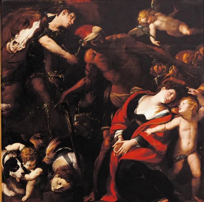Framed Print : Martyrdom of Sts Seconda and Rufina (painting by three hands), by Giulio Cesare Procaccini, Pier Francesco Mazzucchelli known as Morazzone, Giovan Battista Crespi known as Cerano