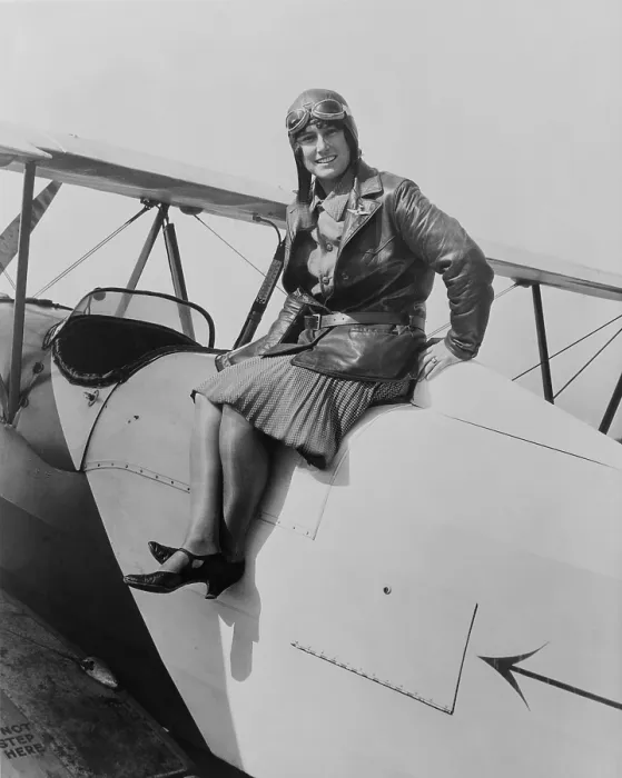 Framed Print : Marvel Crosson 1904-1929 held the altitude record for women aviators when she died in an August 19 1929 crash during the National Women's Air Derby. LC-USZ62-122211 Framed Print : Marvel Crosson 1904-1929 held the altitude record for women aviators when she died in an August 19 1929 crash during the National Women's Air Derby. LC-USZ62-122211