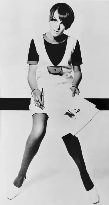 Framed Print : Mary Quant, British mod fashion designer. 1967 Framed Print : Mary Quant, British mod fashion designer. 1967