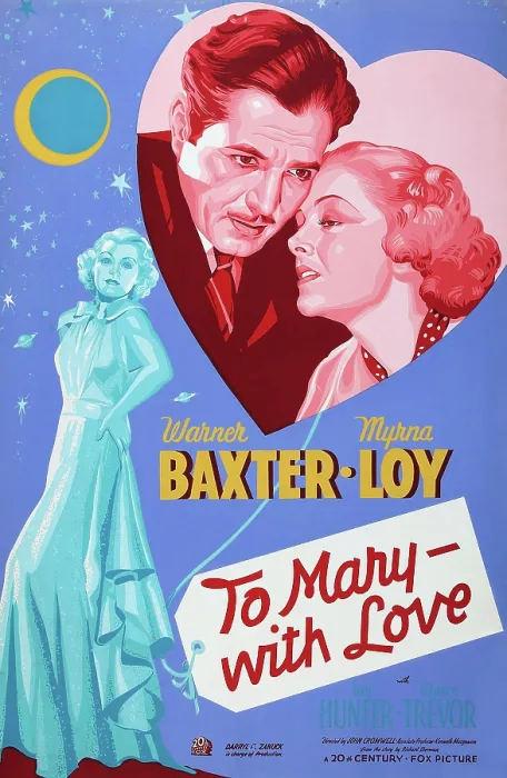 Framed Print : TO MARY-WITH LOVE, poster art, l-r: Myrna Loy, Warner Baxter, Myrna Loy, 1936. TM and Copyright 20th Century Fox Film Corp. All rights reserved. / courtesy Everett Collection Framed Print : TO MARY-WITH LOVE, poster art, l-r: Myrna Loy, Warner Baxter, Myrna Loy, 1936. TM and Copyright 20th Century Fox Film Corp. All rights reserved. / courtesy Everett Collection