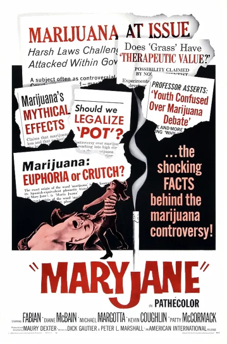 Framed Print : MARYJANE, US poster art, 1968