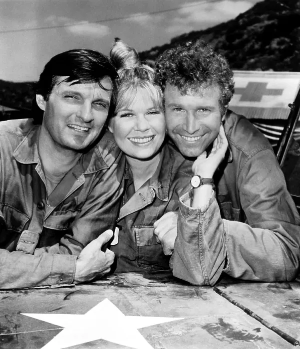 Framed Print : MASH, (aka M*A*S*H), from left: Alan Alda, Loretta Swit, Wayne Rogers, 1972-83 Framed Print : MASH, (aka M*A*S*H), from left: Alan Alda, Loretta Swit, Wayne Rogers, 1972-83