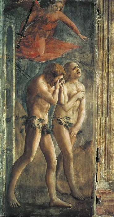 Framed Print : MASOLINO DA PANICALE, Tommaso di Cristoforo Fini, called (1383-1447); MASACCIO, Tomaso di Ser Giovanni di Mone Casai, called (1401-1428). Brancacci Chapel. 1426-1482. ITALY Framed Print : MASOLINO DA PANICALE, Tommaso di Cristoforo Fini, called (1383-1447); MASACCIO, Tomaso di Ser Giovanni di Mone Casai, called (1401-1428). Brancacci Chapel. 1426-1482. ITALY